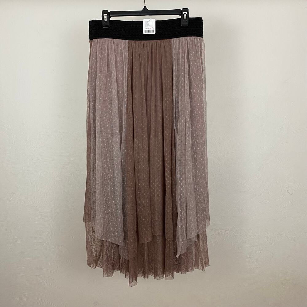 NWT Free People Sugar Plum Tutu Skirt - Earth Purple - Size Medium